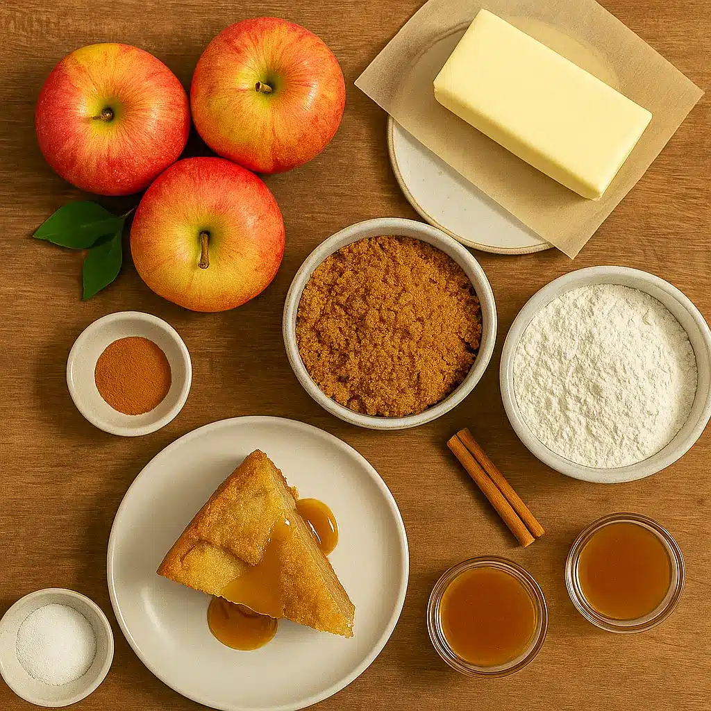 Ingredients for Apple Butterscotch Cake