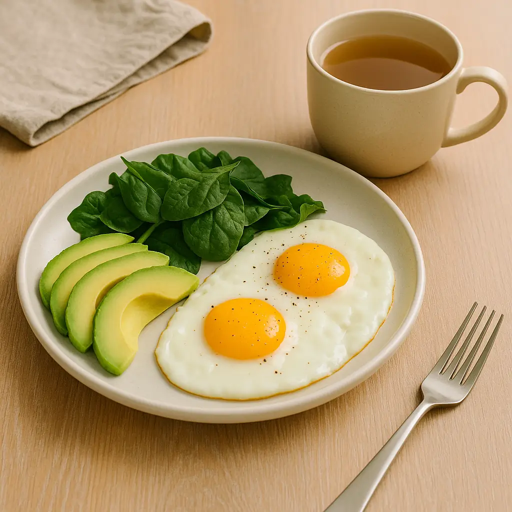 Anti-inflammatory PCOS breakfast plate