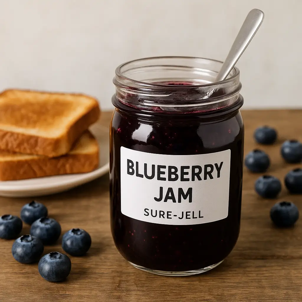 blueberry jam recipe with sure jell