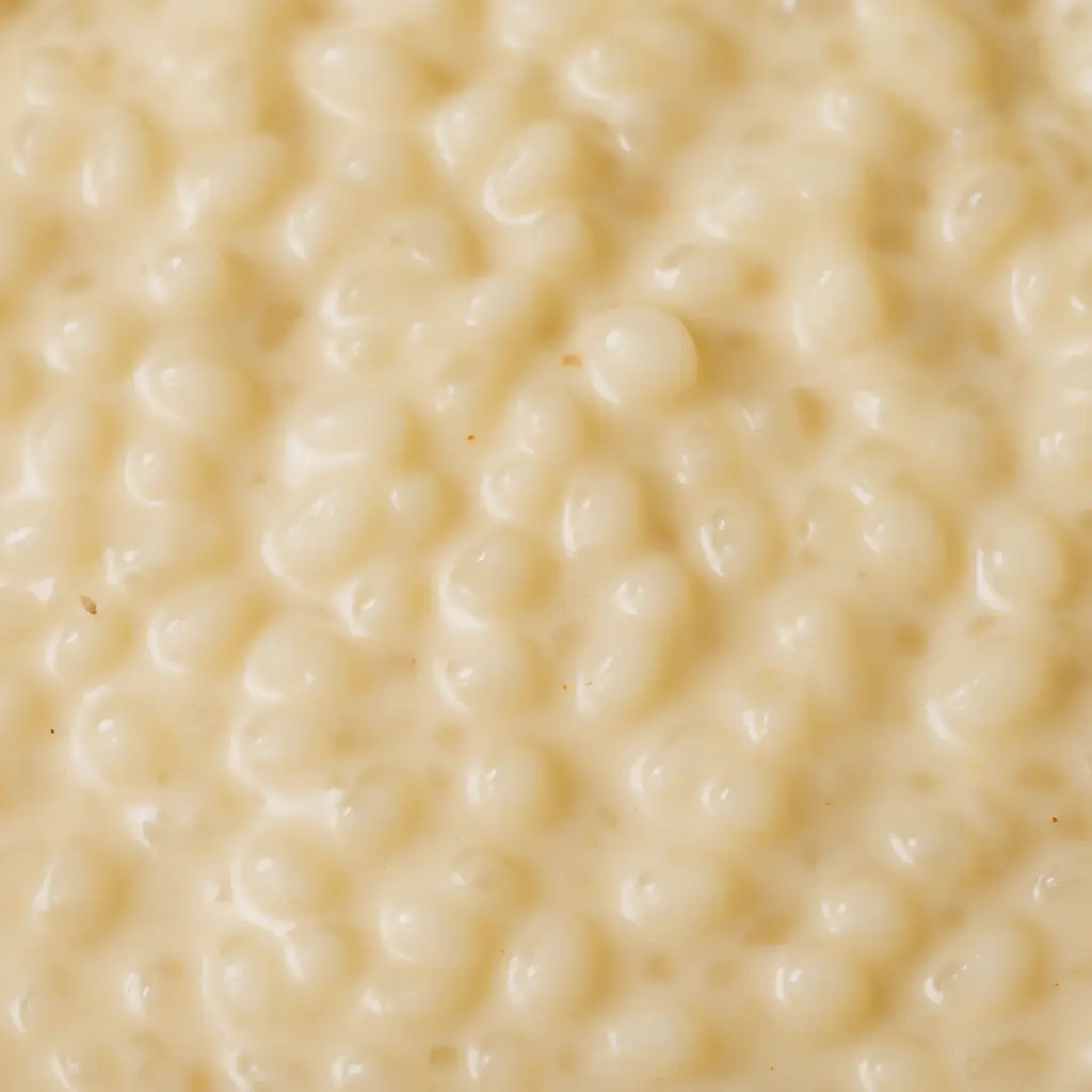 Texture of Kozy Shack Rice Pudding.