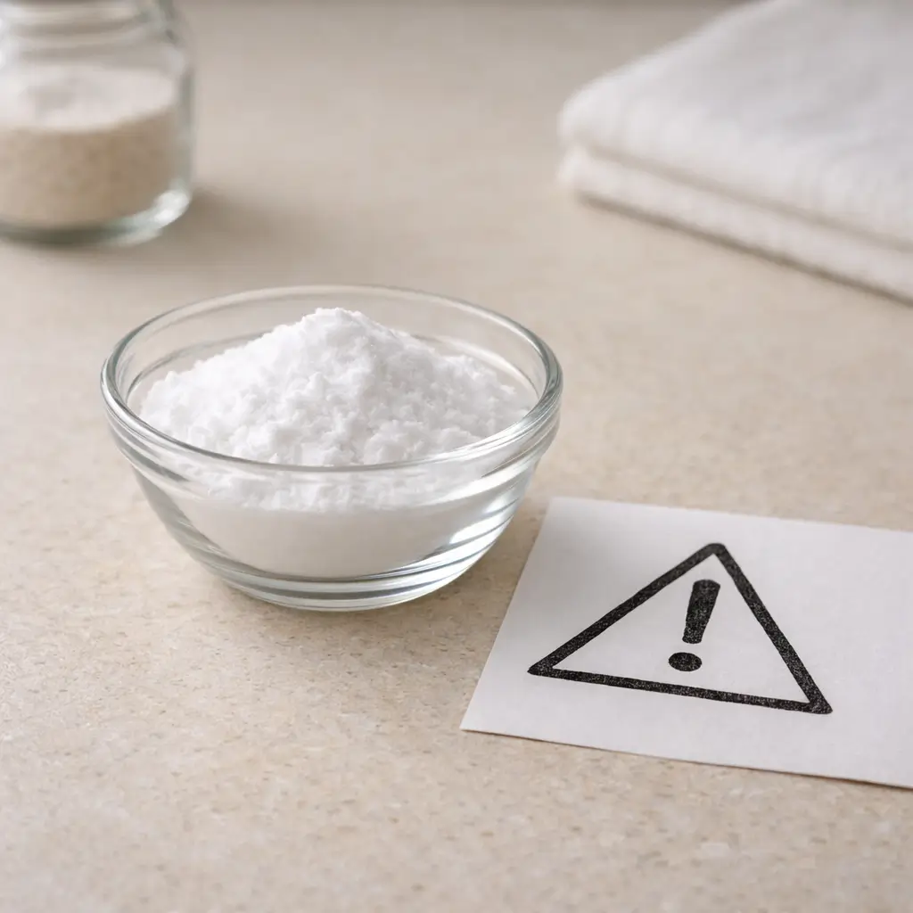Safety considerations when using the baking soda recipe for men