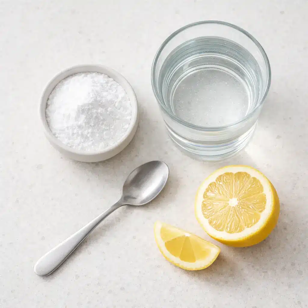 ingredients used in the baking soda trick recipe