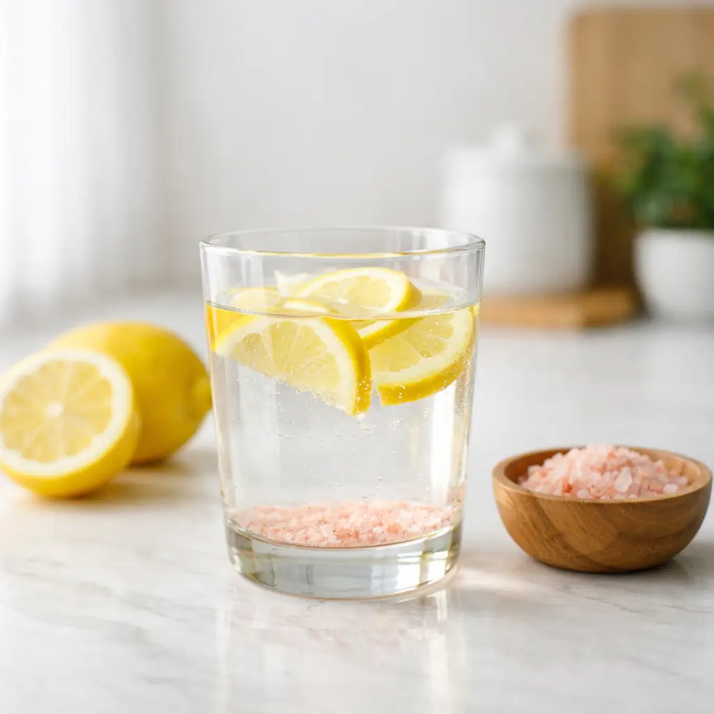 Best homemade Mounjaro recipe with pink salt drink in a glass