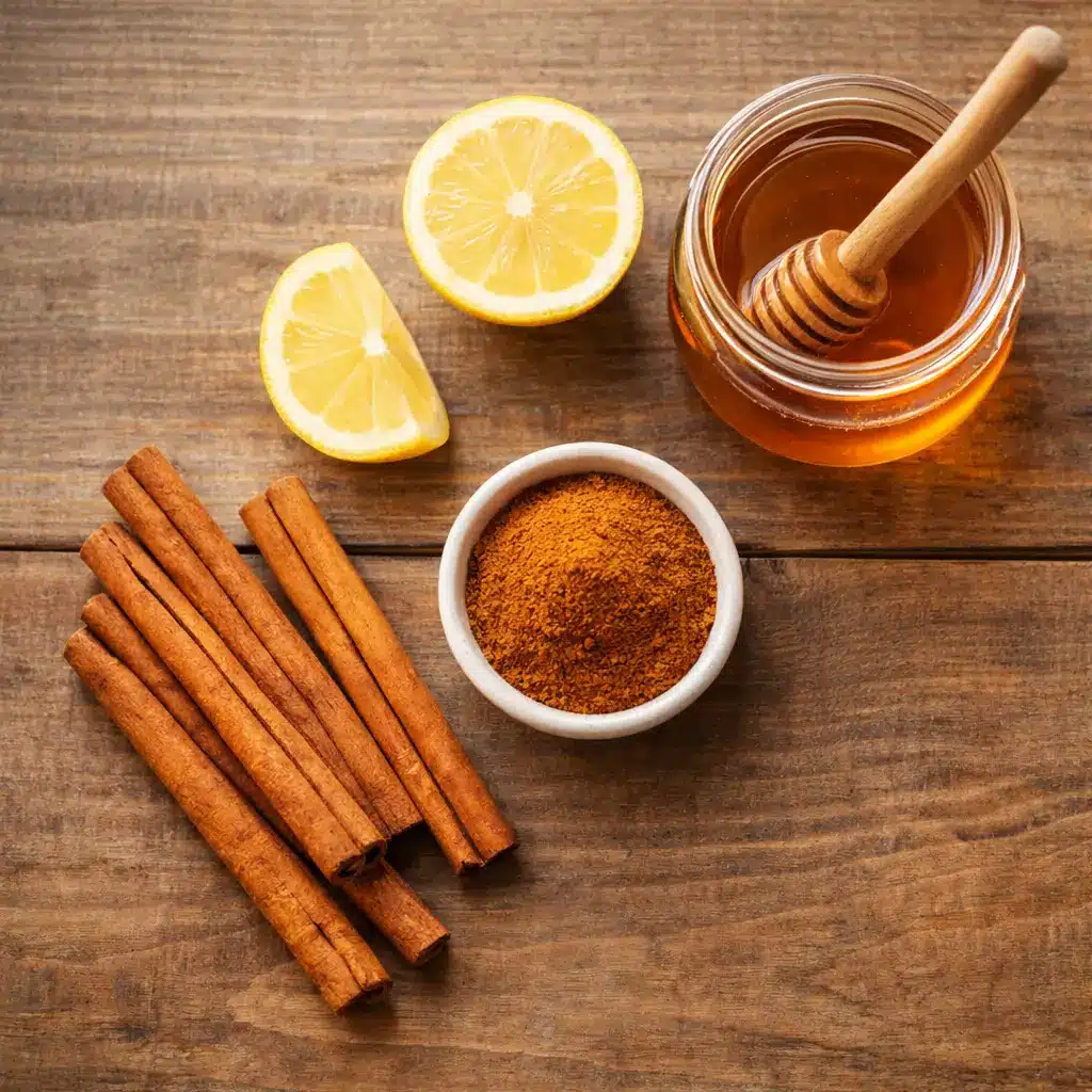 Ingredients used in the cinnamon trick recipe