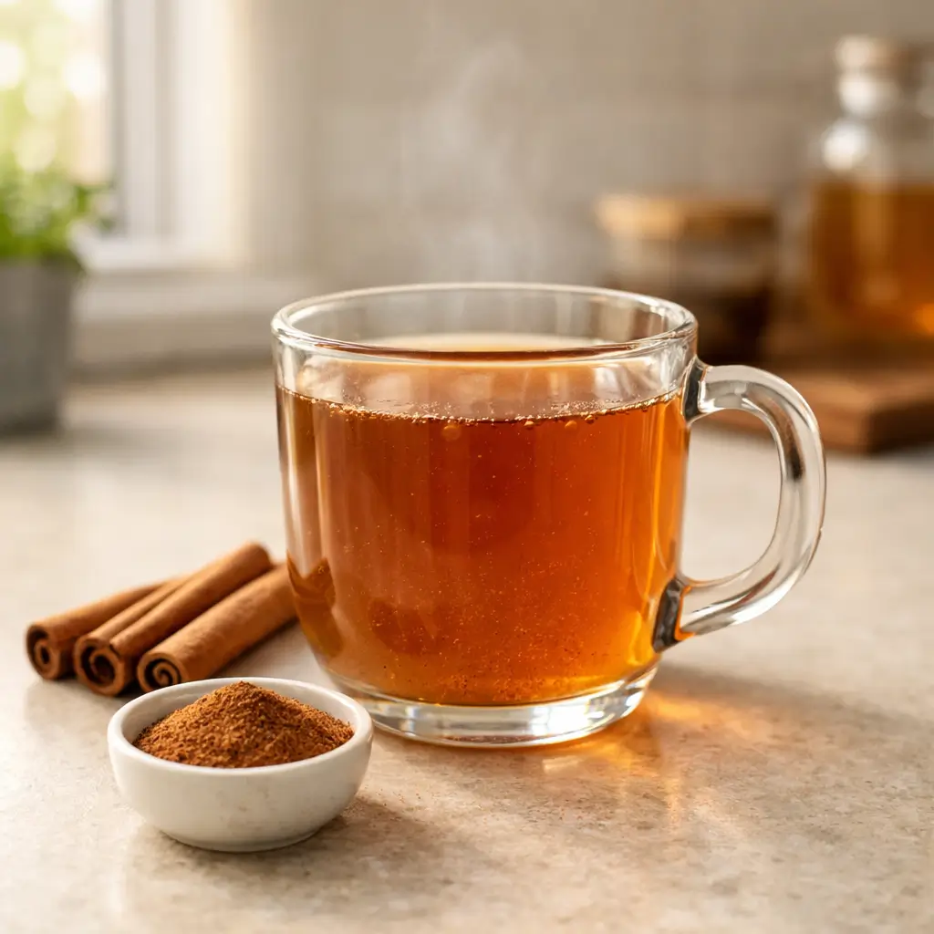 What is the cinnamon trick recipe made with cinnamon and warm water
