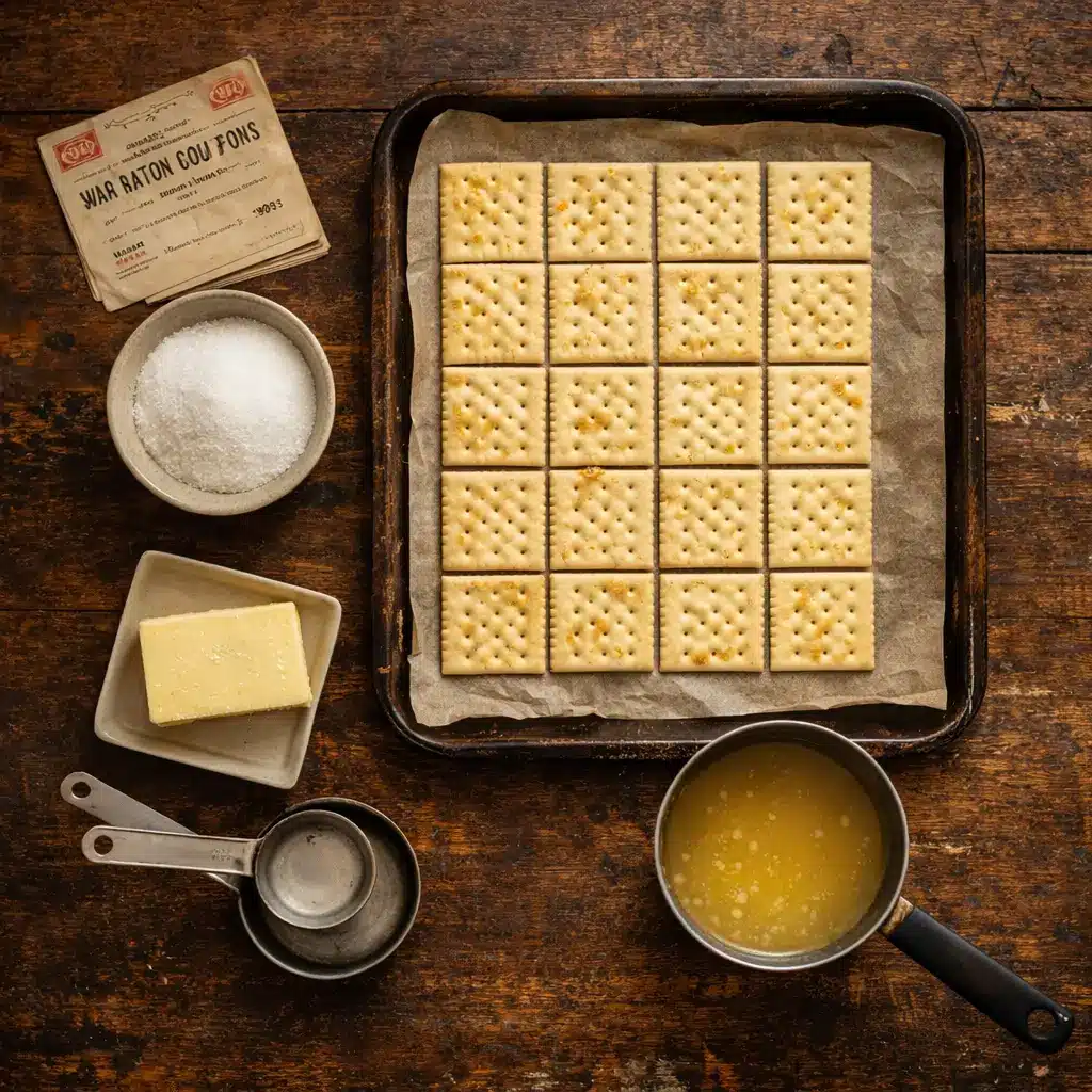 Ingredients used in the christmas crack recipe ww2 during wartime rationing