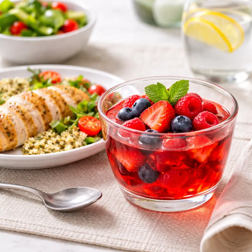jello weight loss recipe as a low calorie dessert option