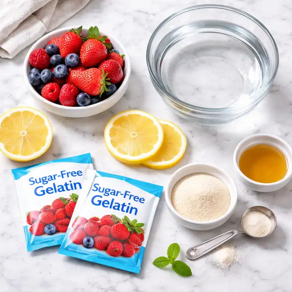 ingredients used in a jello weight loss recipe