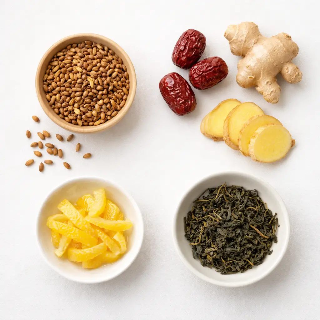 Ingredients commonly used in Korean retinol tea recipes