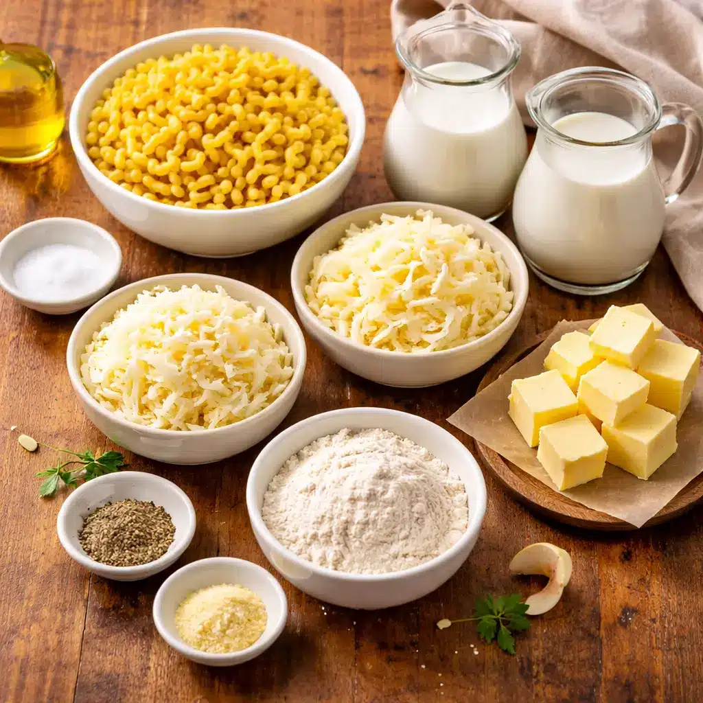 ingredients for olive garden mac and cheese recipe