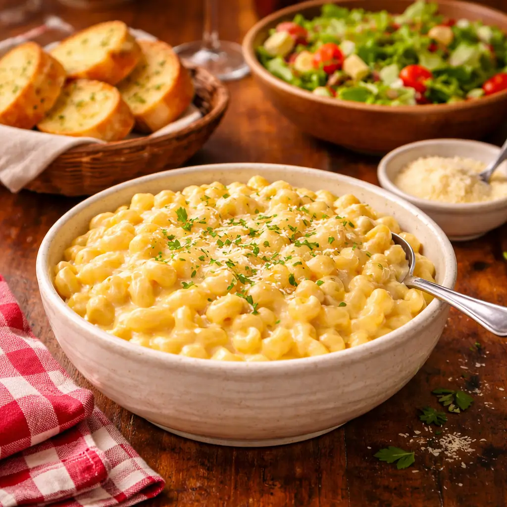 olive garden mac and cheese serving suggestions