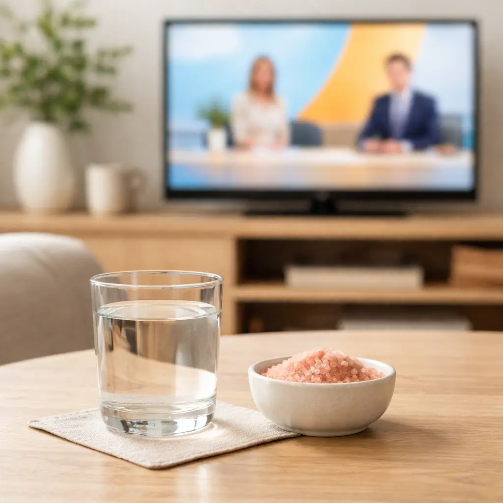 Pink salt water trend often linked to morning television shows