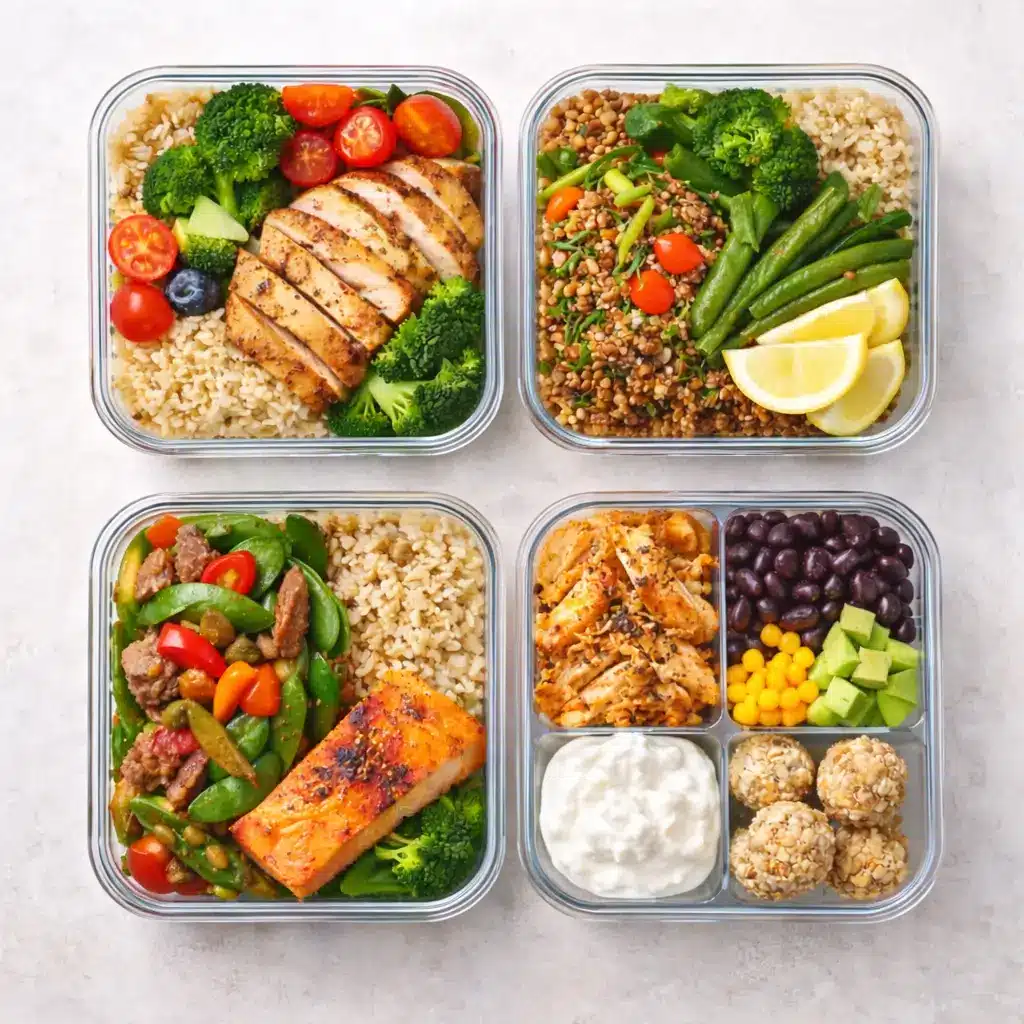 High-protein lunch and dinner meal prep recipes for weight loss