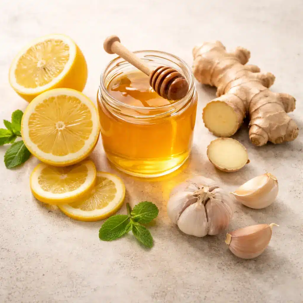 Ingredients used in the honey trick for men recipe