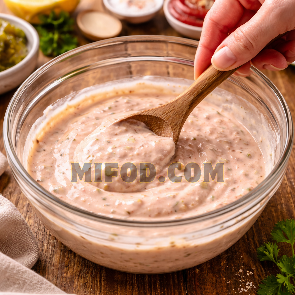 how to make thousand island dressing ree drummond recipe Cheeseburger topped with homemade Thousand Island dressing