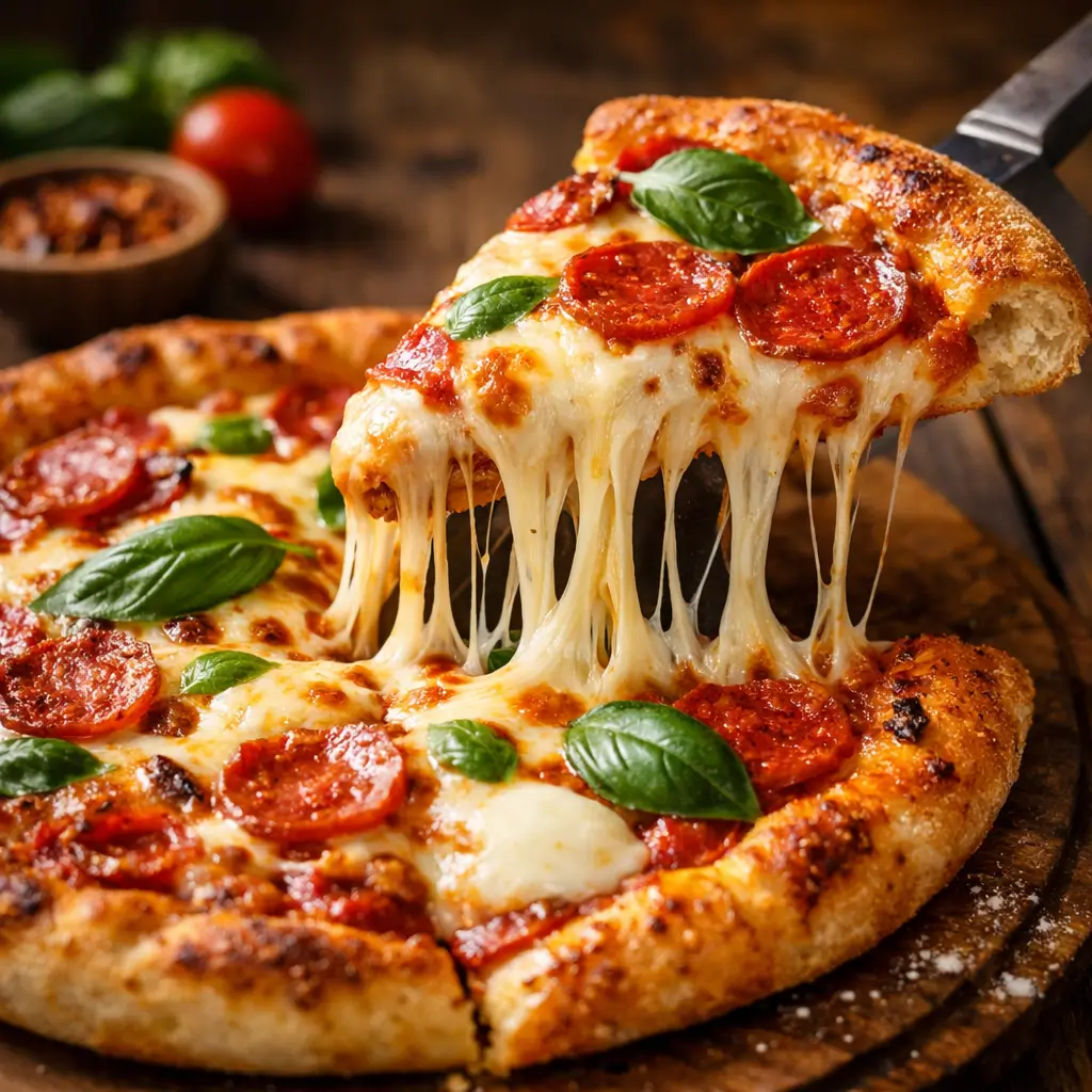 Aldi pizza dough recipe homemade pizza with melted cheese and crispy crust