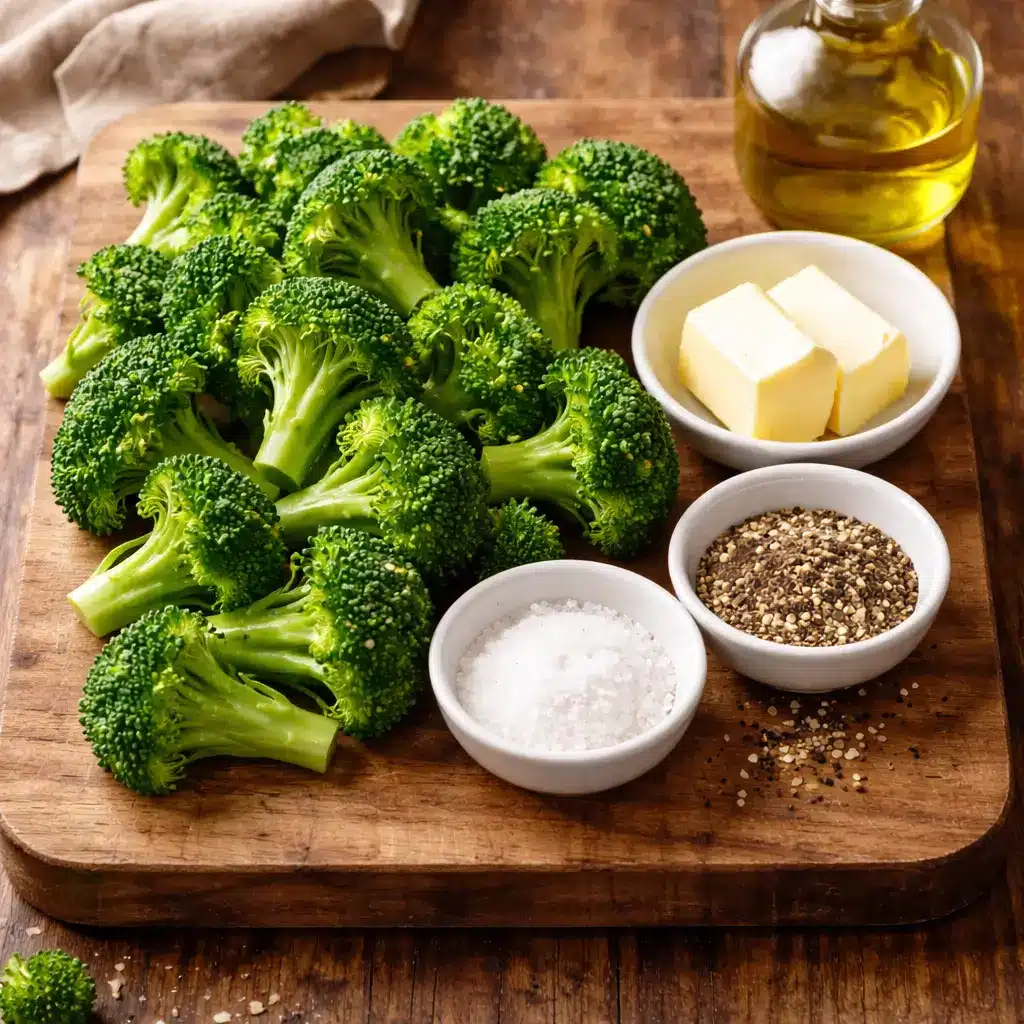 ingredients for applebees broccoli recipe fresh broccoli butter salt