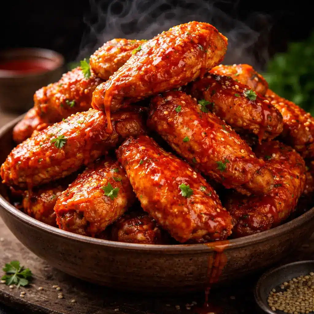 pizza hut wing sauce recipe crispy buffalo wings in bowl