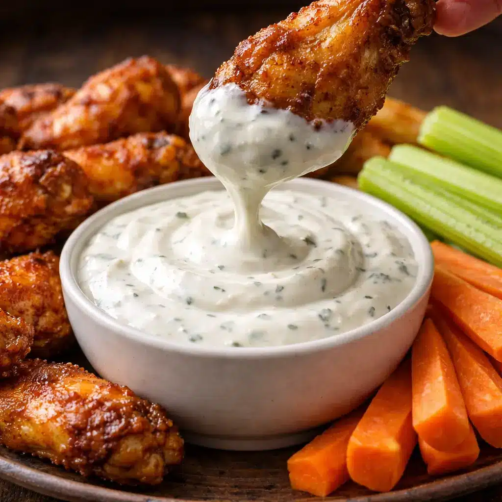 taco mac ranch recipe creamy ranch dip with chicken wings