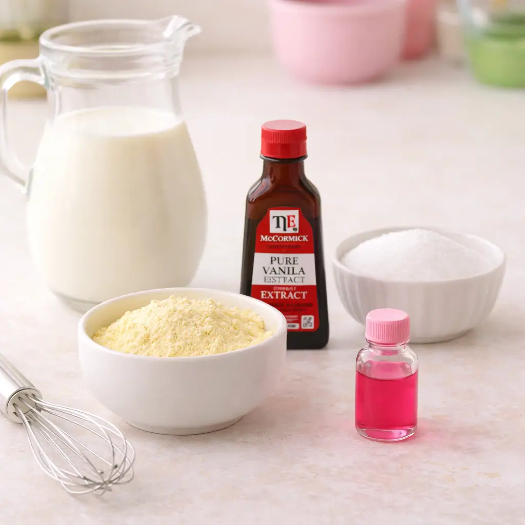 ingredients for tubby custard recipe