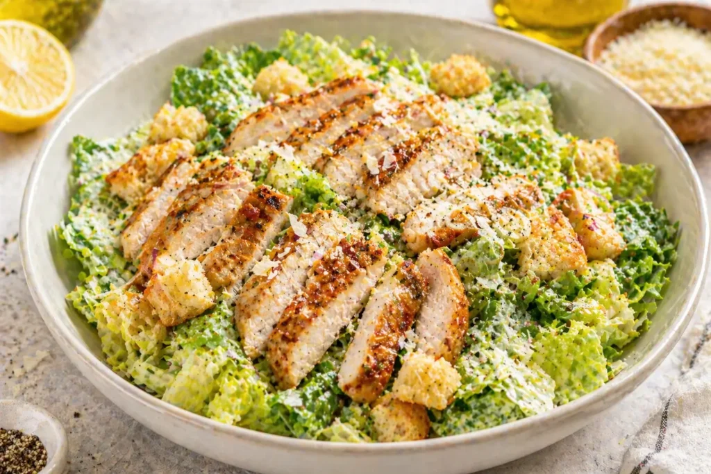 chicken caesar salad bowl