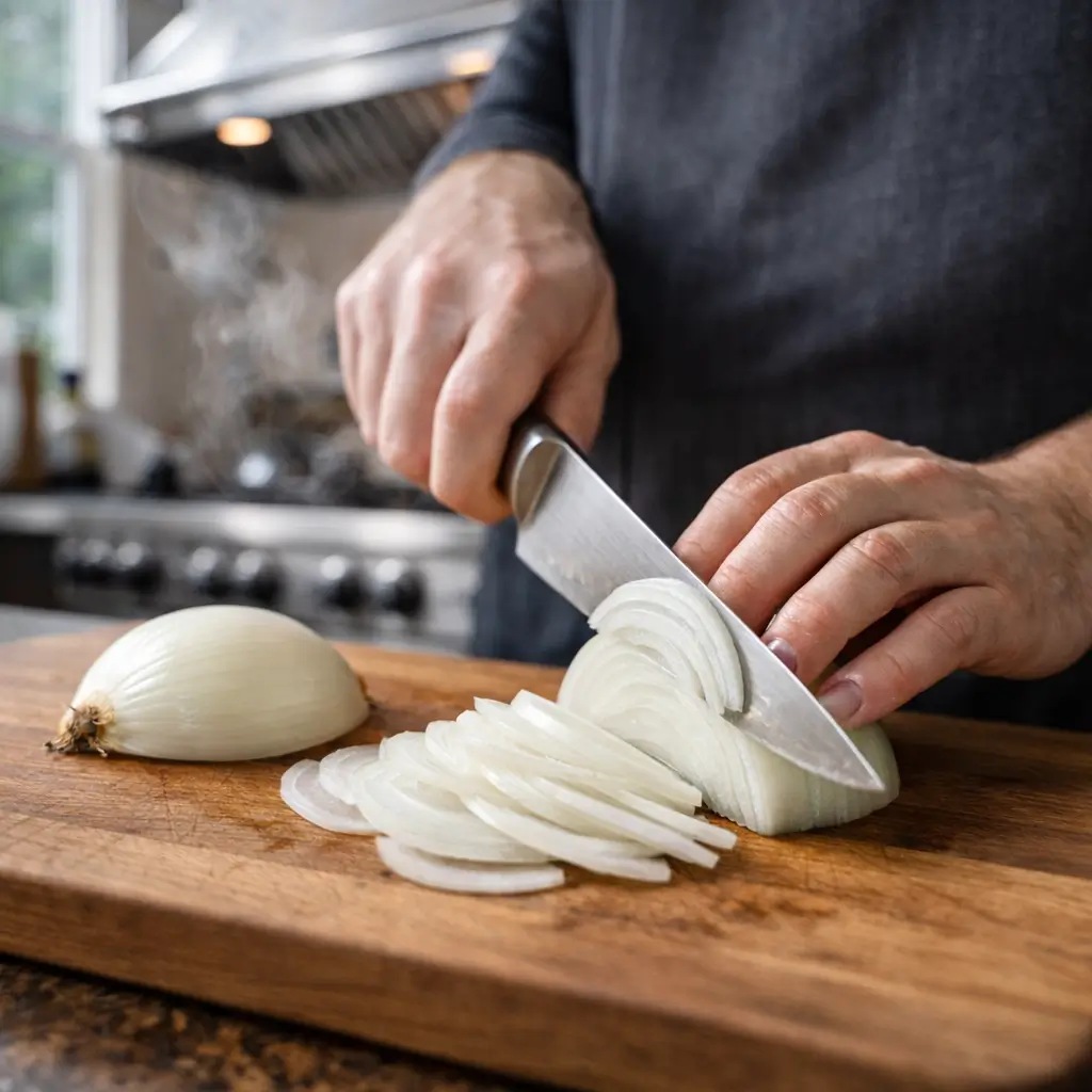 how to cut onions without crying