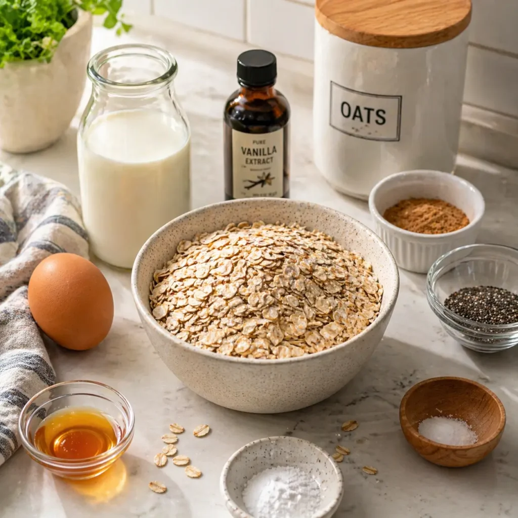 ingredients for oat trick recipe