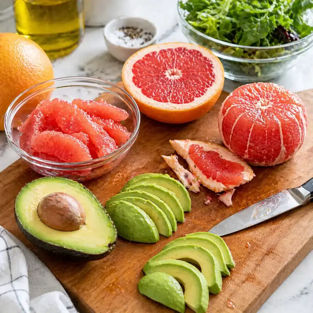 Ina Garten Avocado Grapefruit Salad Recipe Ingredients for avocado grapefruit salad