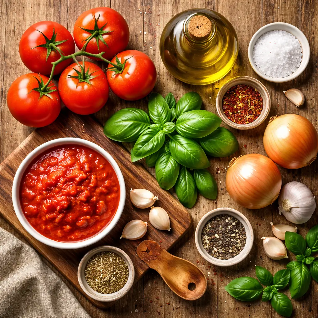 ingredients for ina garten tomato sauce recipe fresh tomatoes garlic basil