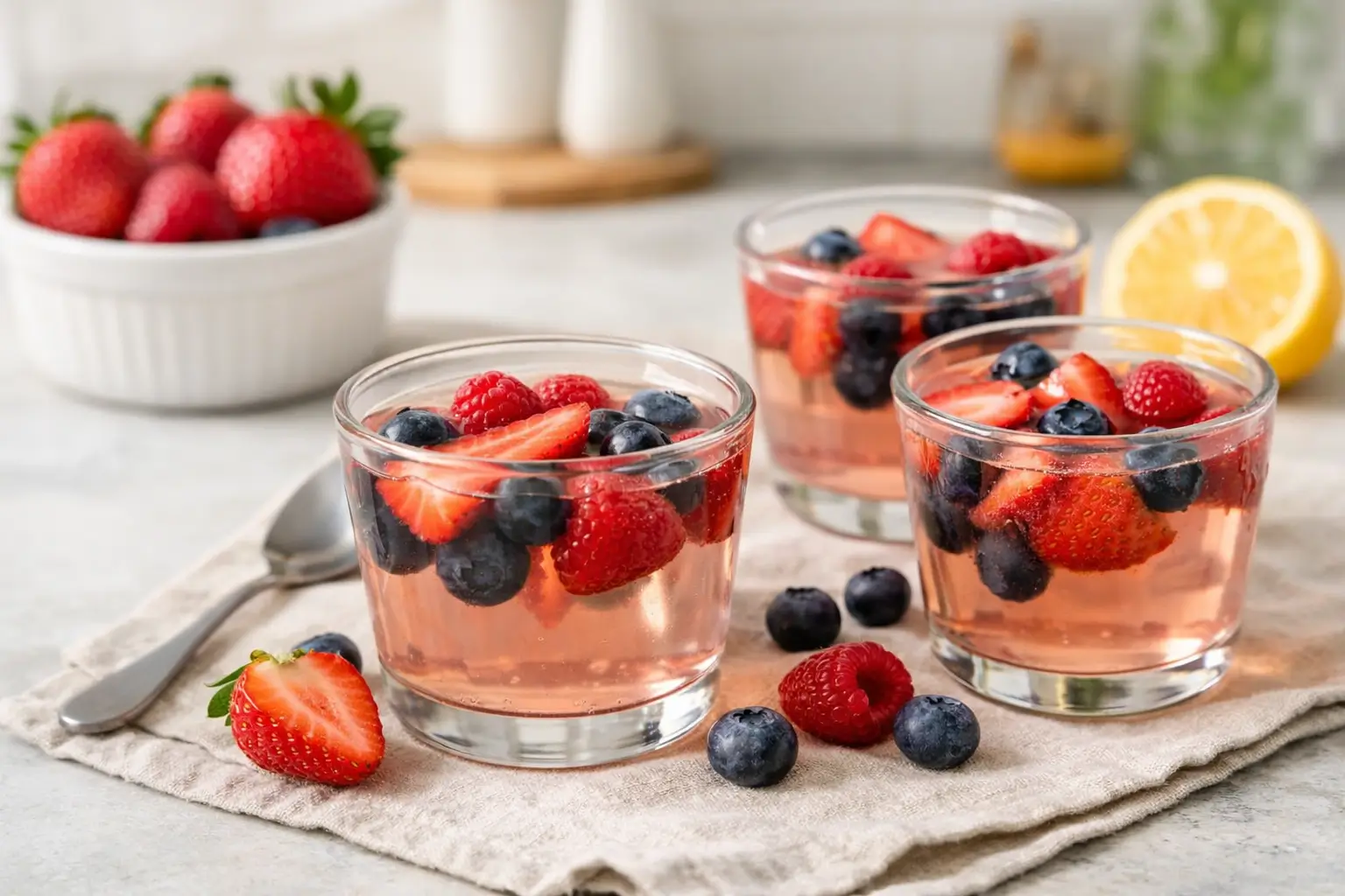 homemade gelatin weight loss recipe with berries