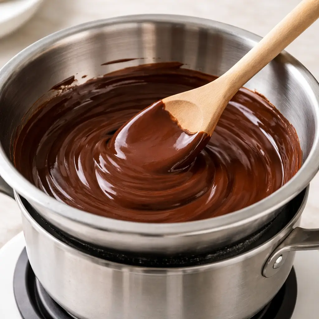 melting chocolate for chocolate silk pie recipe