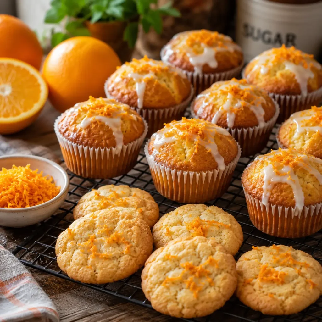 Baked goods made with orange peel trick recipe