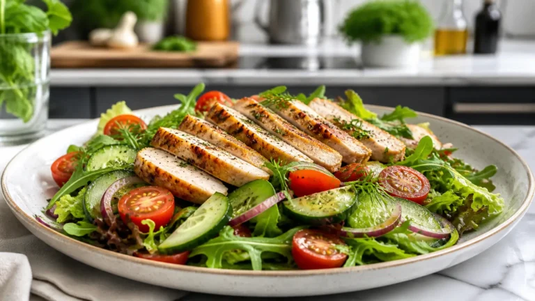 Gordon Ramsay chicken salad recipe plated elegantly