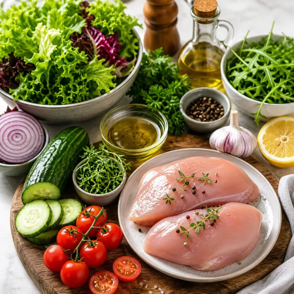 Ingredients for Gordon Ramsay chicken salad recipe