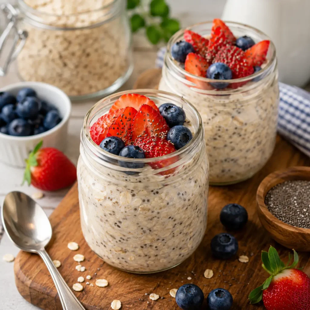 Overnight version of the Valerie Bertinelli oat trick recipe